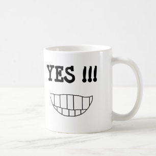 いいえ!!! YES!!! - 2味方されたマグ コーヒーマグカップ