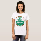 いいえGMO Orgainc Tシャツ (正面フル)