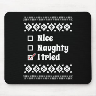 いいおもしろいよいけなう醜いクリスマスを子供へ マウスパッド