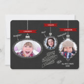 いいけない?チャルぶら下がったクボードオーナメント シーズンカード (正面)