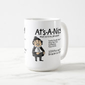 いいぞ！レストラン，ブロードビュー， IL コーヒーマグカップ (正面右)