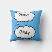 いいですか。 わかりました10代のな枕 クッション (裏面)