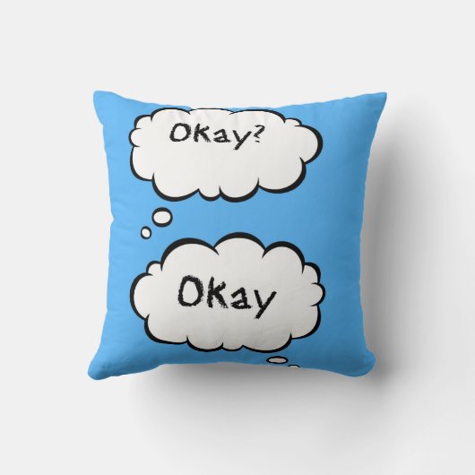 いいですか。 わかりました10代のな枕 クッション (裏面)