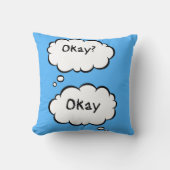 いいですか。 わかりました10代のな枕 クッション (正面)