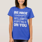 いいな私は私の串弁クラリネットプレーヤーを空にする Tシャツ (正面)