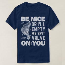 いいな私は私の唾のバルブバロックのミュゼットを空にする Tシャツ