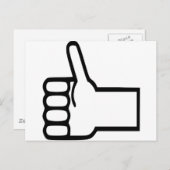 いいね ポストカード (正面/裏面)