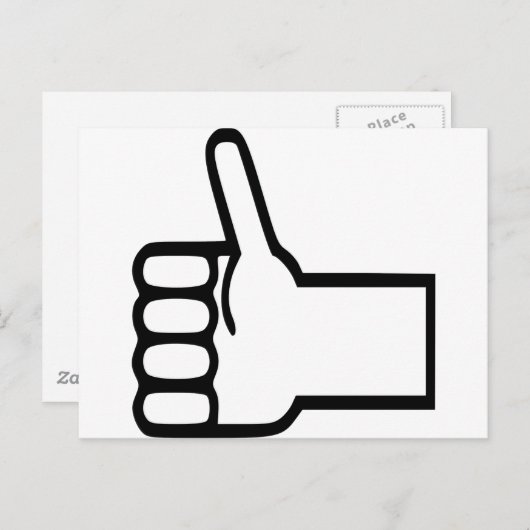 いいね ポストカード (正面/裏面)