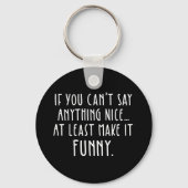 いいもしこと言わないでくれおもしろい キーホルダー (正面)