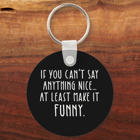 いいもしこと言わないでくれおもしろい キーホルダー (正面)