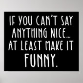 いいもしこと言わないでくれおもしろい ポスター (正面)