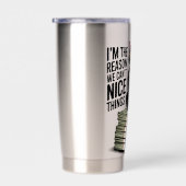 いいものがダメになる 理由の猫 ギフト 保温保冷タンブラー (右面)