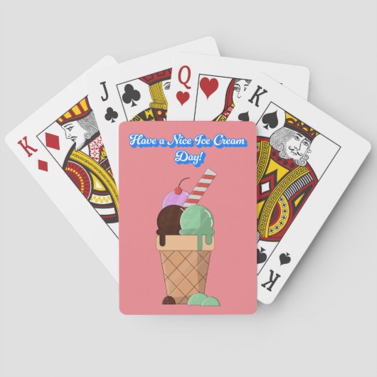 いいアイスの日を！ トランプ (裏面)