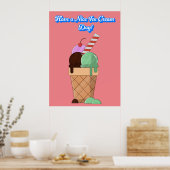 いいアイスの日を!ポスター ポスター (キッチン)