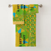 いいインスパイア日を過ごし、よりよい夜を過ごす バスタオルセット (インサイチュ)