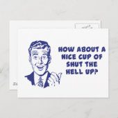 いいカップを閉めたらどうだ? ポストカード (正面/裏面)