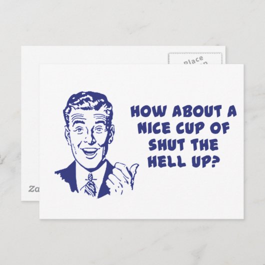 いいカップを閉めたらどうだ? ポストカード (正面/裏面)