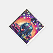 いいクール車の卒業生カスタム スタンダードカクテルナプキン (角)