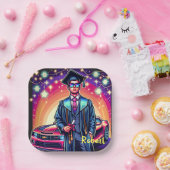 いいクール車の卒業生カスタム ペーパープレート (パーティー)