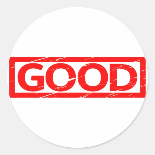 いいスタンプ ラウンドシール (正面)