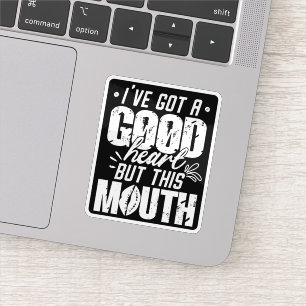 いいハートだ得が、この口のおもしろいことわざ シール