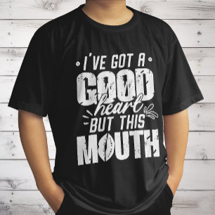 いいハートだ得が、この口のおもしろいことわざ Tシャツ