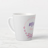 いいリラックス時間を過ごす カフェラテマグ (左アングル)