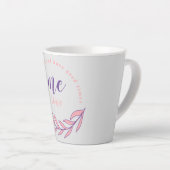 いいリラックス時間を過ごす カフェラテマグ (右アングル)