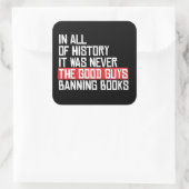 いい人が本を止めたことはなかった スクエアシール (バッグ)