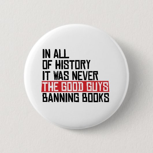 いい人が本を止めたことはなかった 缶バッジ (正面)