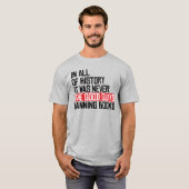 いい人が本を止めたことはなかった Tシャツ (正面フル)