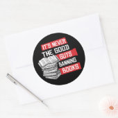 いい人が本を禁止するなんて決してない ラウンドシール (封筒)