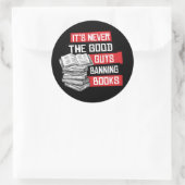 いい人が本を禁止するなんて決してない ラウンドシール (バッグ)