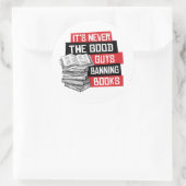 いい人が本を禁止するなんて決してない ラウンドシール (バッグ)