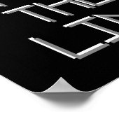 いい人でも限界のタイポグラフィポスター ポスター (角)