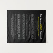 いい人なの?キリスト教信仰フル福音 タペストリー (正面(横))