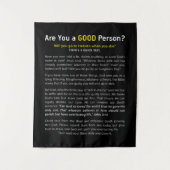 いい人なの？キリスト教信仰フル福音 タペストリー (正面)