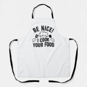 いい人に調理師を エプロン (正面)