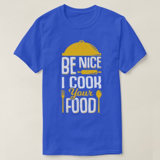 いい人に調理師を Tシャツ (デザイン正面)