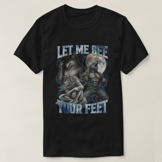 いい人終わりおもしろアルファウルフミームパパ Tシャツ (デザイン正面)