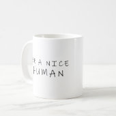 いい人間である コーヒーマグカップ (正面左)