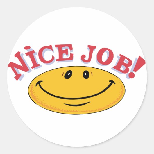 いい仕事だ! ラウンドシール (正面)