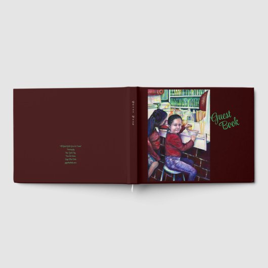 いい女の子はみんなアイスクリームを食べる ゲストブック (全面)