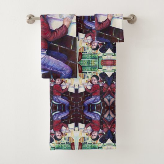 いい女の子はみんなアイスクリームを食べる バスタオルセット (インサイチュ)