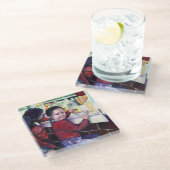 いい女の子は皆アイスクリームを食べる ガラスコースター (アングル)