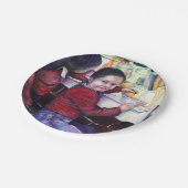 いい女の子は皆アイスクリームを食べる ペーパープレート (アングル)