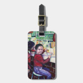 いい女の子は皆アイスクリームを食べる ラゲッジタグ (正面縦)