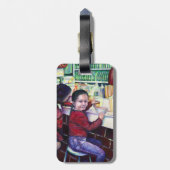 いい女の子は皆アイスクリームを食べる ラゲッジタグ (裏面縦)