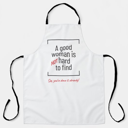 いい女は懸命じゃない エプロン (正面)