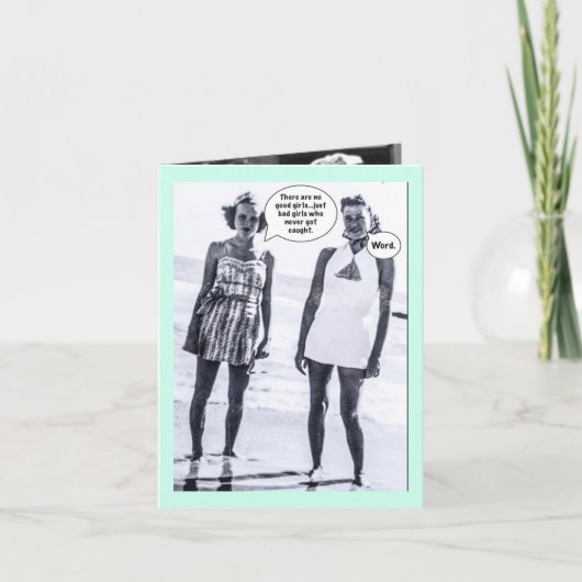 いい娘はいない カード (正面)